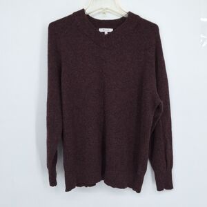 Madewell Large Brown V-Neck Sweater